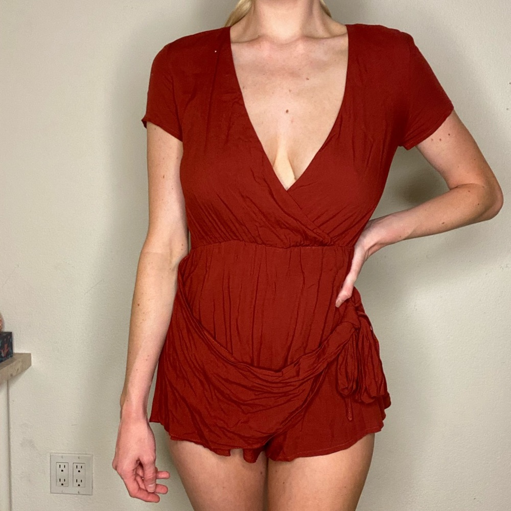 Boutique Wrap Front Romper